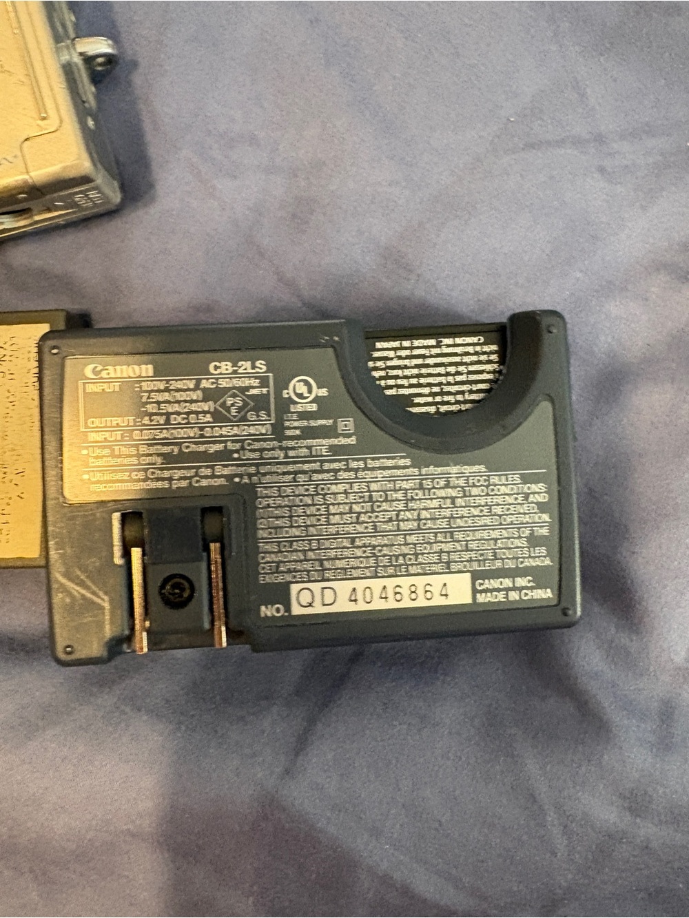 Canon Digital Camera  PowerShot S500 FOR PARTS ONLY - Picture 7 of 10